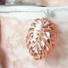 Guirlande de feuille lumineuse Rose Gold 10 led 165cm