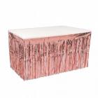 Jupe de table rose gold métallisé - 74cm x 4m20 