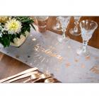 Chemin de table Happy Birthday rose Gold 5 m