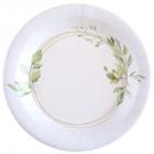 Lot de 10 assiettes jetable - 22,5 cm - Ô Bonheur