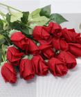 15 roses artificielles  - Couleurs au choix