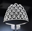 Diadème Mariage Ton Argent Cristal Clair - Antonia 