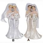 Figurine de mariage couple de femmes 10,6 cm