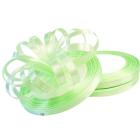 Ruban satin double face vert anis 6 mm x 25 mètres