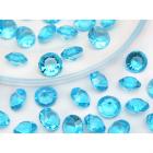 100 Diamants de Table Mariage Turquoise 10 mm