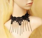 Parure de Bijoux Mariage Choker gothique "Lolita"