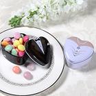 Boîte à Dragées Mariage Couple de Mariés Coeur en Fer (lot de 12)