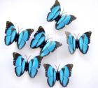 Papillon Bleu Décoration Mariage (lot de 12)