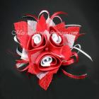 Boutonnière de Mariage - enfant d'honneur Rouge et Blanche