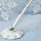 Stylo & Porte Stylo Flocon de Neige Mariage Hiver 