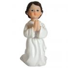 Figurine sujet de communion garçon agenouillé