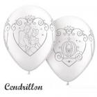 Ballon Mariage Bapteme Disney Princesse Carrosse de Cendrillon  (lot de 5)