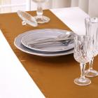 Chemin de Table Mariage Satin Or (Lot de 5)