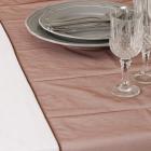 Chemin de Table Mariage Organza Chocolat (Lot de 5)