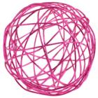 Boule en métal fuchsia x 10 déco de table mariage 