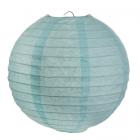 Lampion Lanterne Boule Chinoise en Papier Bleu Ciel x 2