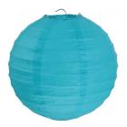 Lampion Lanterne Boule Chinoise en Papier Turquoise x 2