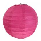 Lampion Lanterne Boule Chinoise en Papier Fuchsia x 2 Déco Mariage 