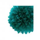 Boule Pompon Papier de Soie Vert Emeraude 35 cm 