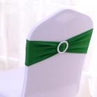 Noeud de chaise mariage en lycra vert