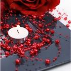 Guirlande de Perles Rouge Déco Mariage  