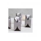 Boîte à dragées costume gris mariage (lot de 10)