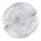 10 fleurs en papier de soie blanc Déco Mariage