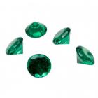 24 gros diamants vert émeraude 1,8 cm décoration de table 
