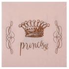 Serviettes de table Princesse rose pastel