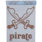 Chemin de table Pirate bleu pastel