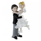 Figurine Mariage Couple De Mariés Enlacé Pour La Vie