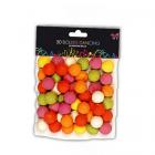 Sachet de 50 boules dancing multicolore