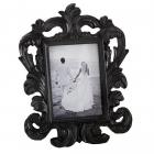 Cadre photo baroque noir mariage marque place porte nom 