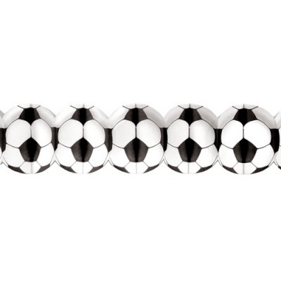ARCHIVES  - Guirlande ballons de foot : illustration