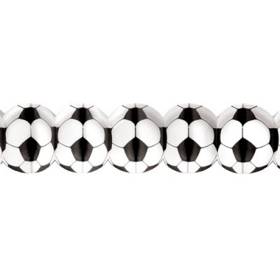 Dcoration de Salle de Mariage  - Guirlande ballons de foot : illustration