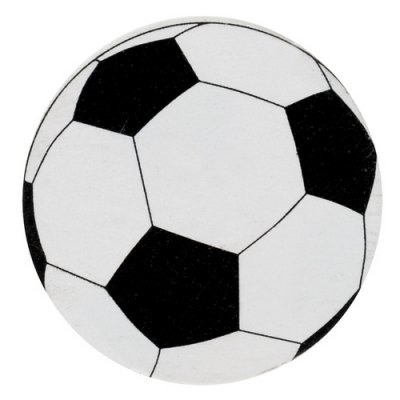 Dcoration de Table  - 50 confettis ballon de foot : illustration