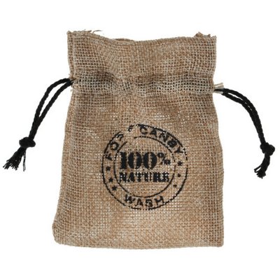 Boites en bois / Jute /  Tulle / osier  - 4 sachets  drages en coton beige 100% nature : illustration