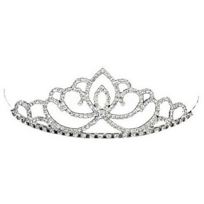 Bijoux de Mariage  - Diadme mariage argent rhodi oxydes de zirconium : illustration