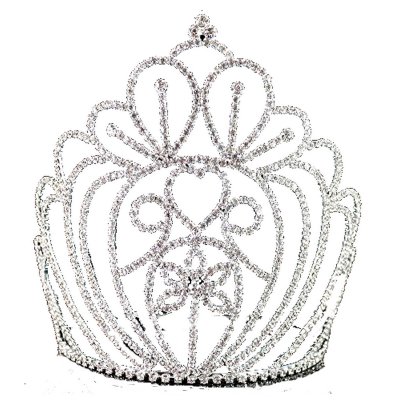 Bijoux de Mariage  - Diademe de Miss serre tete mariage oxydes de zirconium  : illustration