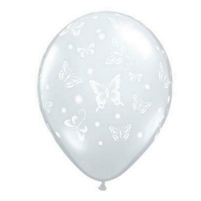 Dcoration de Salle de Mariage  - Ballon Mariage Gant Translucide Imprim Papillon ... : illustration