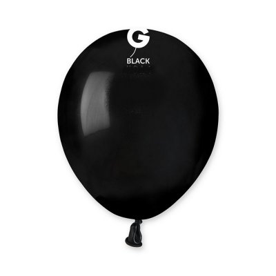 Ballon mariage  - Ballons noir Diamtre : 13 cm ( lot de 10 ) : illustration