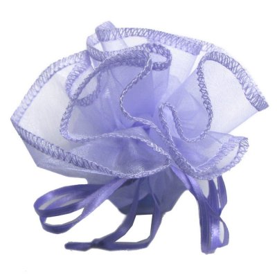 Sac drages Sachet drages Bourse  drages  - Sachet, bourses   drages lavande en organza (lot ... : illustration