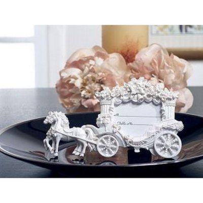 Dco de table Communion  - Cadre Photo Porte nom Mariage Carrosse Cendrillon ... : illustration