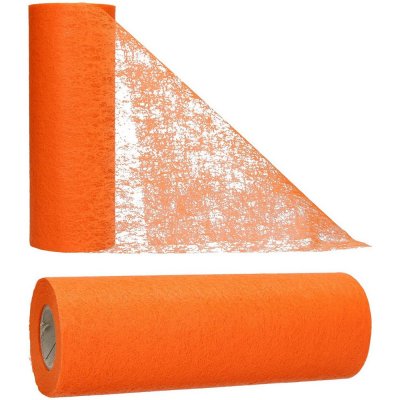 Dcoration de Table Mariage  - Chemin de table tissu non tiss orange 30 x 10 m : illustration