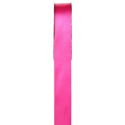 Dcoration de Table Mariage  - Ruban Satin Double Face Fuchsia 6 mm x 25 mtres : illustration