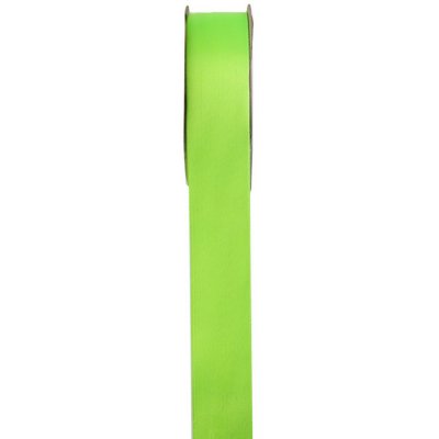 Noeuds, rubans Mariage  - Ruban satin double face vert anis 6 mm x 25 mètres : illustration