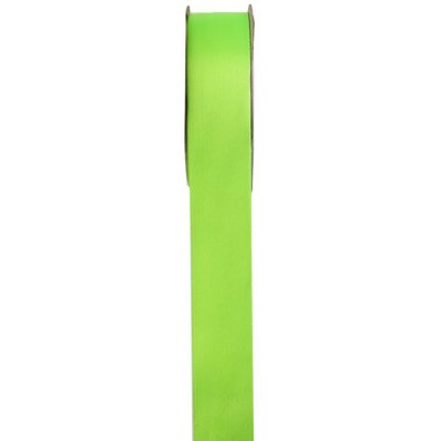 Decoration Mariage  - Ruban satin double face vert anis 6 mm x 25 mtres : illustration