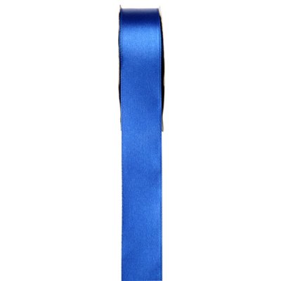 Noeuds, rubans Mariage  - Ruban satin bleu marine 6 mm x 25 mètres : illustration