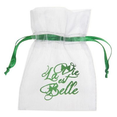 Dco de table Communion  - 6 sachets  drages organdi La Vie est Belle : illustration