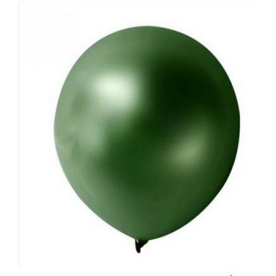 ARCHIVES  - 10 ballons vert meraude mtalliss 25 cm : illustration